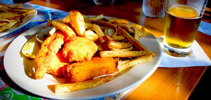 Fish and Chips at BeerHeadZ